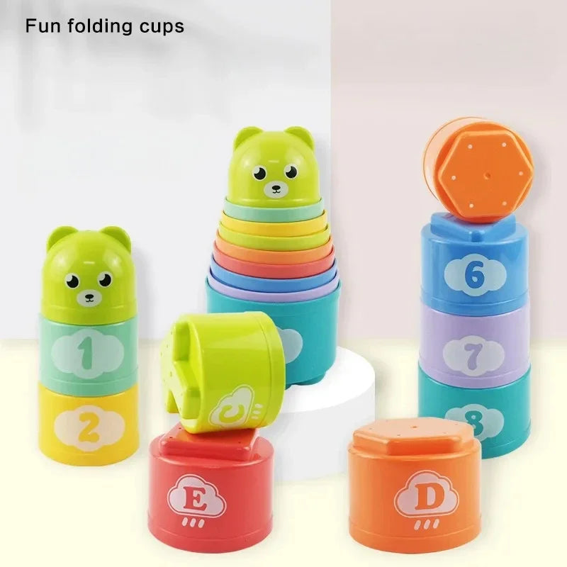 Kid Brain Response Battle Fold Cup Hand Speed Competition Fold Cup