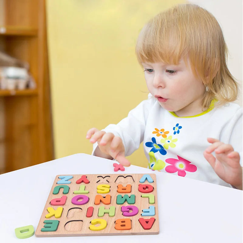 Wooden Puzzle Montessori Toys for Baby